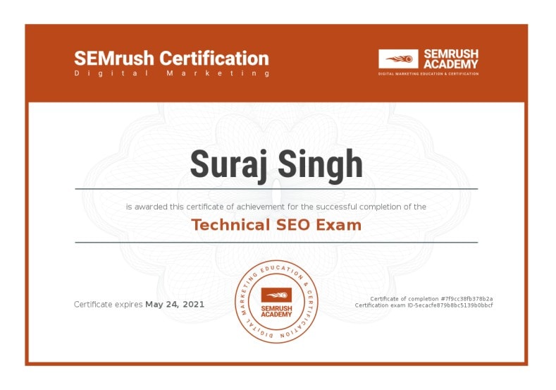 Certificate-technical-seo-exam