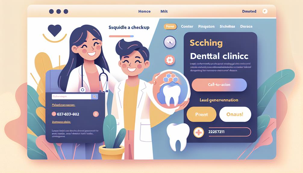 dental website lead generation