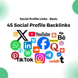 45 Social Profile Backlinks