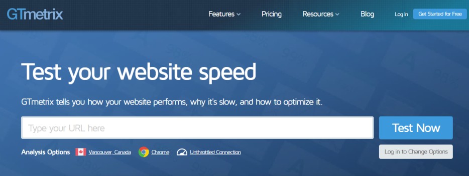 website speed checker